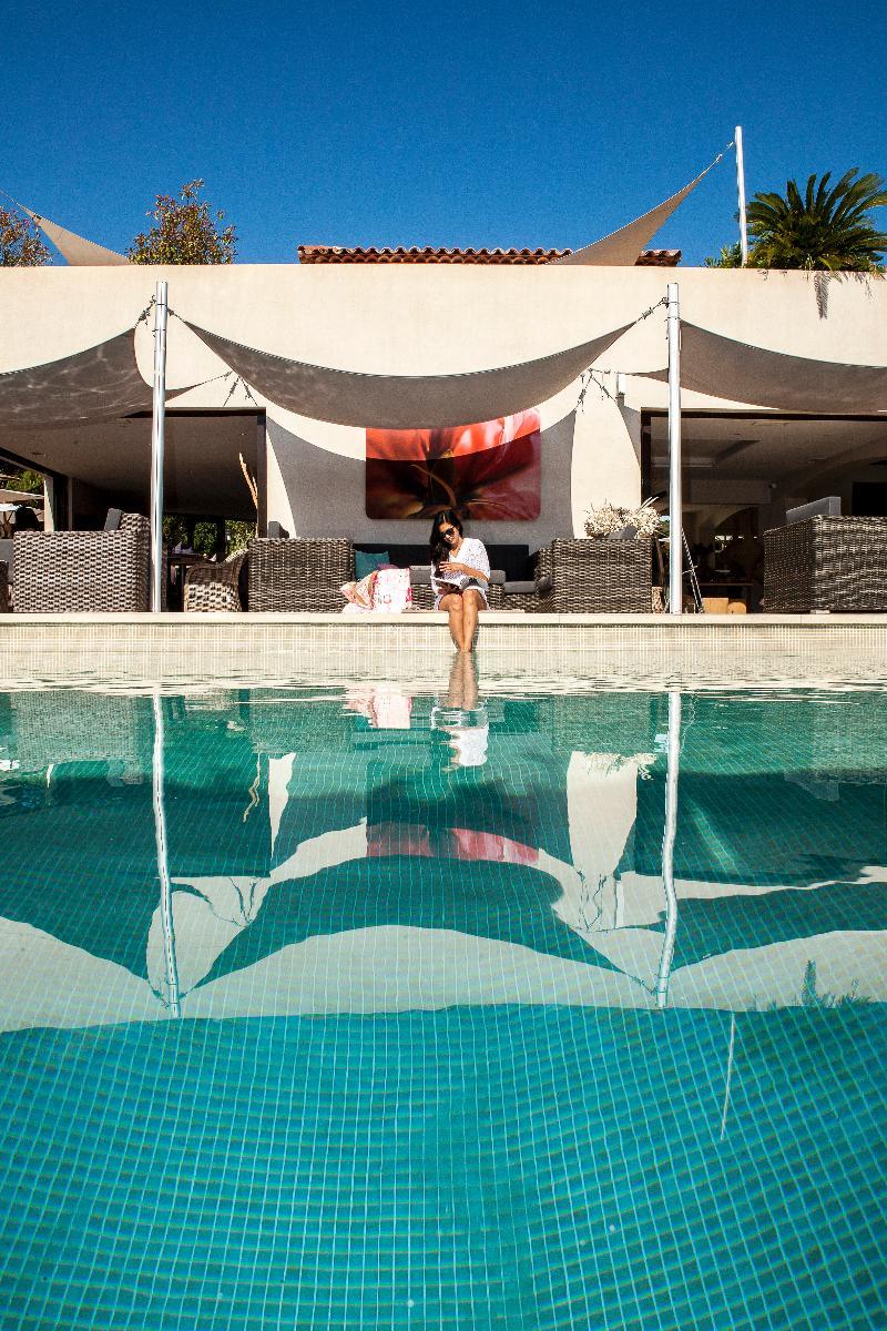 Hotel Font Mourier Cogolin Bagian luar foto
